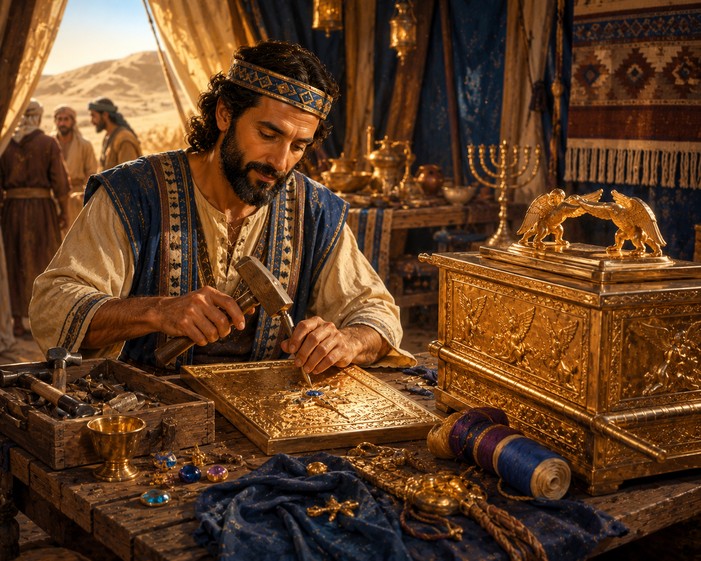 Warm child-friendly illustration for God's Special Builder